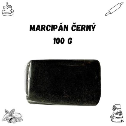100g Marcipán černý