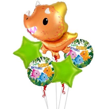 Sada fóliových balonků Malí Dinosauři - 5 ks - BP  /BP