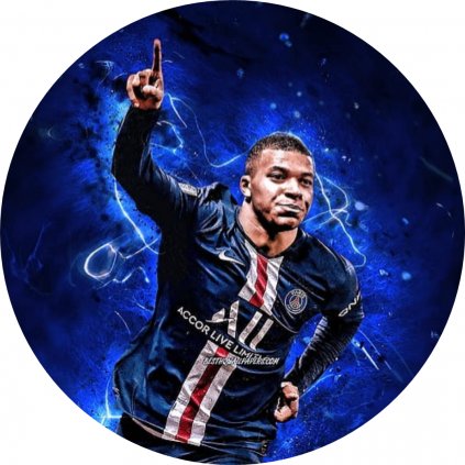Jedlý papír  KILIAN MBAPPÉ