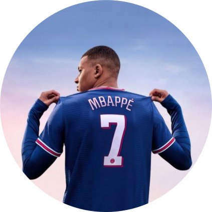 Jedlý papír  KILIAN MBAPPÉ