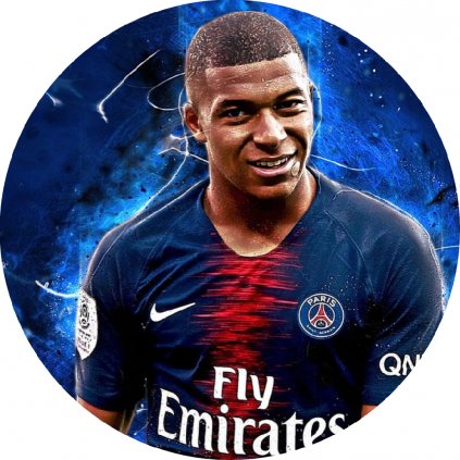 Jedlý papír  KILIAN MBAPPÉ