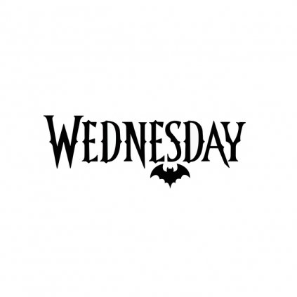 wednesday logo jedlý papír