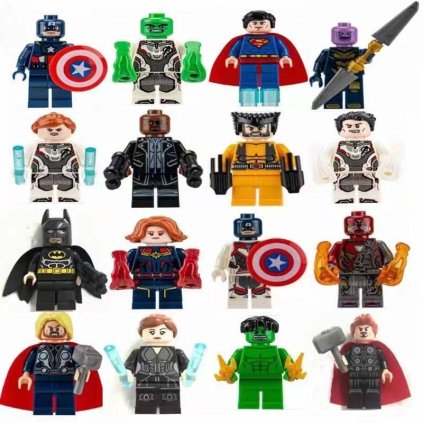 288226 figurky na dort 16ks superhrdinove 4 cm cakesicq