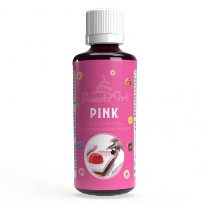 SweetArt airbrush barva tekutá Pink (90 ml) /D_BAE-052