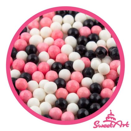 SweetArt cukrové perly Minnie mix 7 mm (80 g) ♡