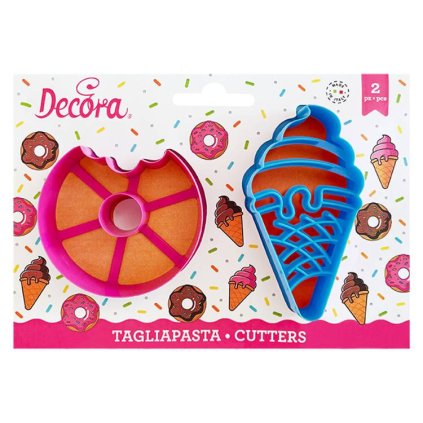 286945 3 decora vykrajovatka zmrzlina a donut 2 ks