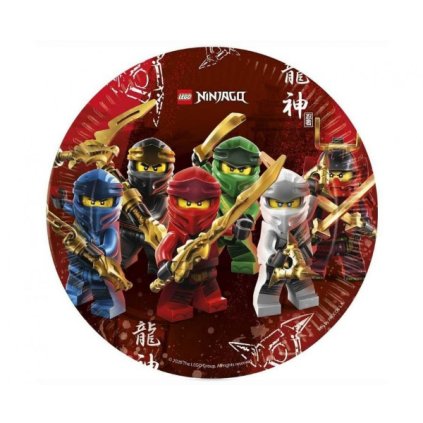 Papírové talíře Lego Ninjago 23 cm - 8 ks  /BP