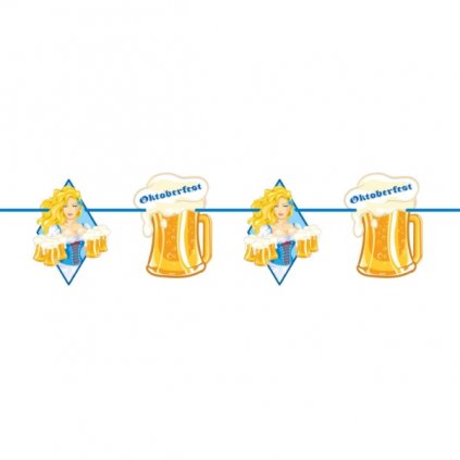 Girlanda Oktoberfest - Pivo - 10 m  /BP