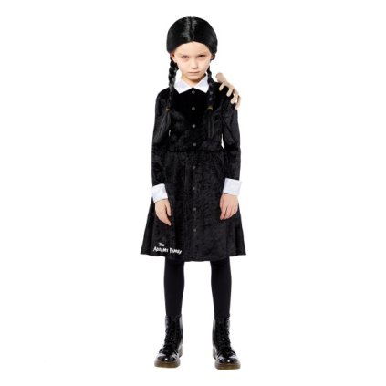 Dětský kostým Wednesday - Addams Family - 12 až 14 let - 152 - 164 cm  /BP