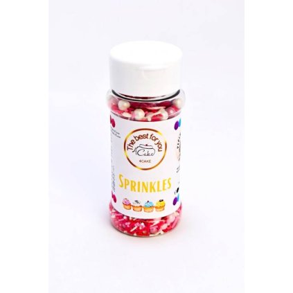 299264 4cake cukrove zdobeni bile ruzove a cervene flash of love 80 g cukrarska