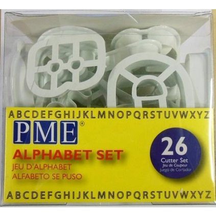 18160 1 pme plastova vykrajovatka abeceda 26 ks