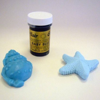 17848 1 gelova barva baby blue 25g sugarflair