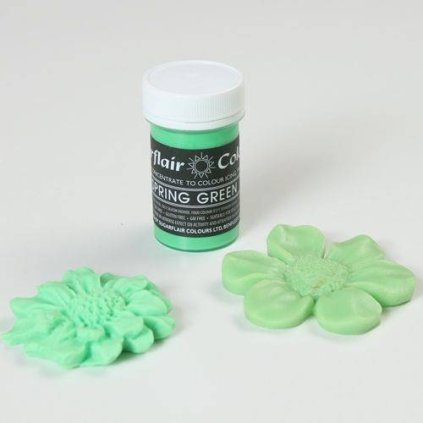 20038 1 pastelova gelova barva sugarflair 25 g spring green