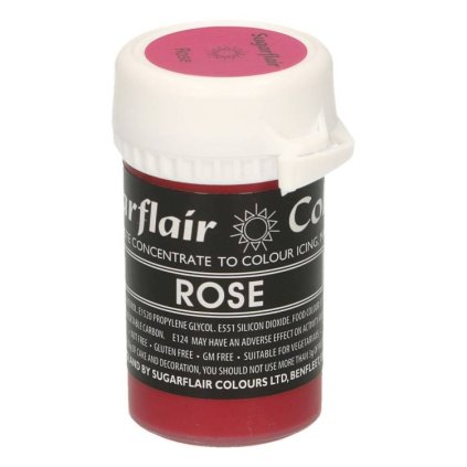 98615 1 gelova barva rose pastelova 25g sugarflair