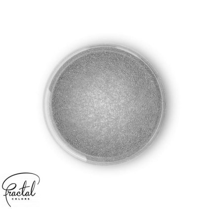 90623 1 dekorativni prachova perletova barva fractal sparkling dark silver 3 5 g