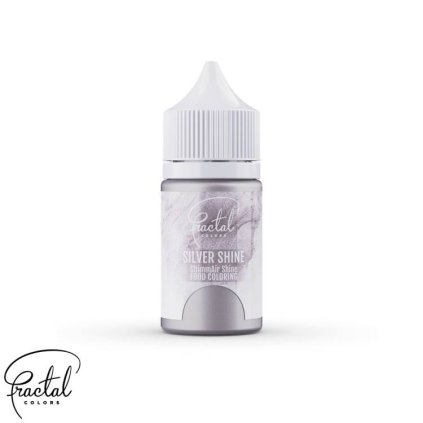 101402 dekorativni airbrush perletova barva tekuta fractal silver shine 33 g