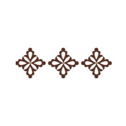 102278 folie na okraje dortu se vzorem karo kotouc 6 cm x 300 m