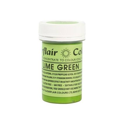 104555 1 gelova barva sugarflair 25 g lime green a141 dortis