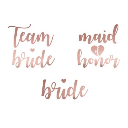 313565 partydeco docasne tetovani na rozlucku se svobodou ruzovo zlate 13 ks