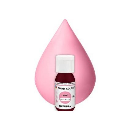 340751 food colours prirodni tekuta barva do cokolady pink 18 ml