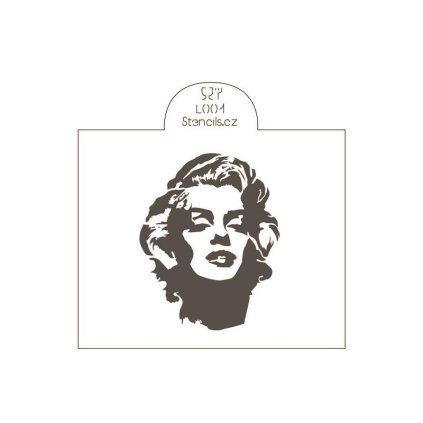 313655 stencil marilyn monroe