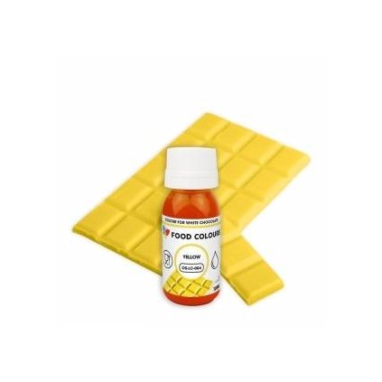 Food Colours tekutá barva do čokolády Yellow (18 ml) ♡