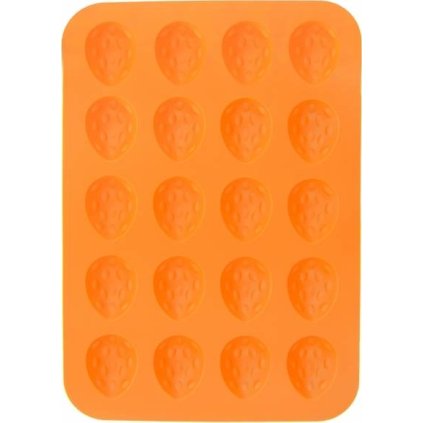 199709 orion silikonova pecici forma oranzova orechy na 20 ks