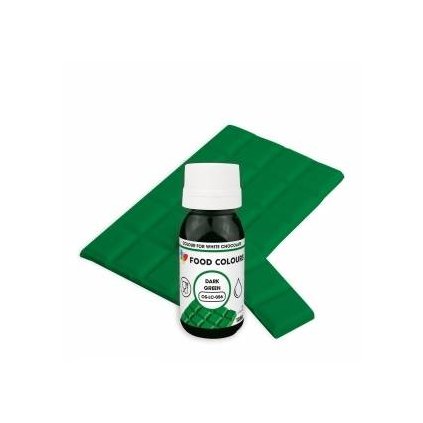 340781 food colours tekuta barva do cokolady bottle green 18 ml
