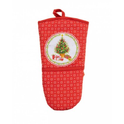 261051 1 cook bombastic kuchynska chnapka cervena s vanocnim stromeckem