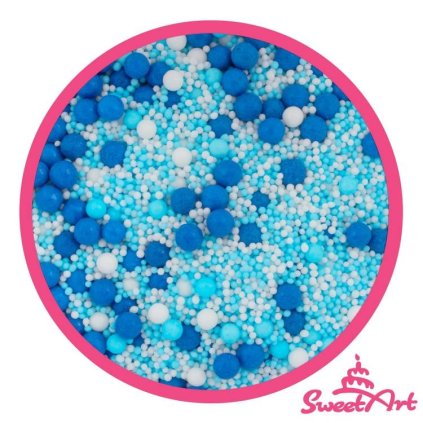 SweetArt cukrové zdobení Boy sprinkle mix (800 g) ♡