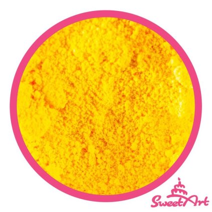 SweetArt jedlá prachová barva Canary Yellow kanárkově žlutá (2,5 g) ♡