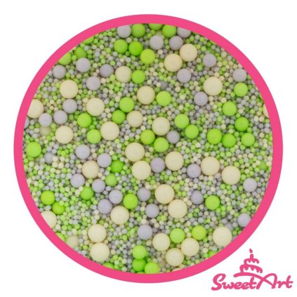 SweetArt cukrové zdobení Pastel sprinkle mix (800 g) ♡