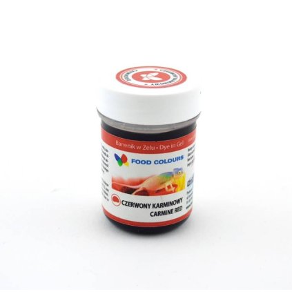 47261 food colours gelova barva carmine red karminove cervena 35 g