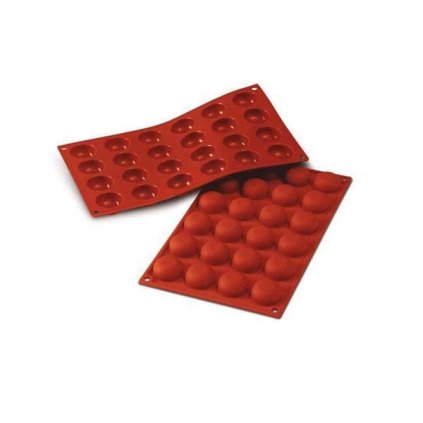 286552 2 silikomart silikonova forma na male polokoule na 24 ks