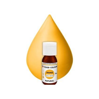 340808 food colours prirodni tekuta barva do cokolady orange 18 ml