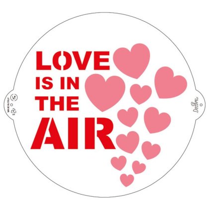 314360 decora stencil kruh love is in the air
