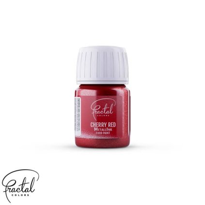 314363 tekuta metalicka barva fractal cherry red 30 ml