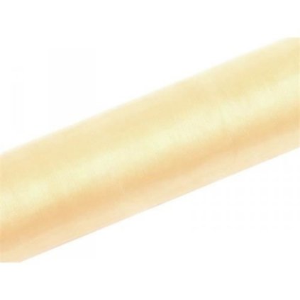 151814 1 organza 16cm x 9m smetanova