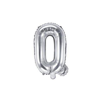 159251 1 foliove pismeno q stribrne 35 cm