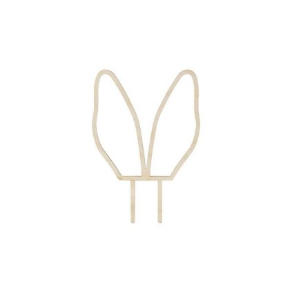 275406 1 drevena dekorace na dort zajeci ouska 20 cm