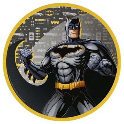 0022007 papirove party talire batman 23 cm 600
