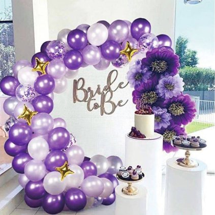 322810 balonkova girlanda fialova 108ks cakesicq