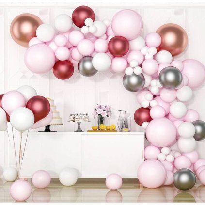 322747 balonkova girlanda svetle ruzova 94ks cakesicq