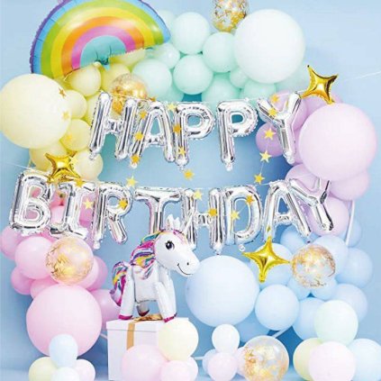 322675 balonkova girlanda unicorn 142ks cakesicq