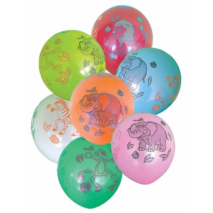45215 1 balonky safari 7ks alvarak