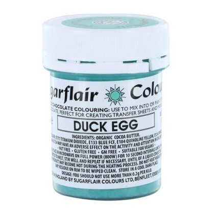 120203 barva do cokolady na bazi kakaoveho masla sugarflair duck egg 35 g