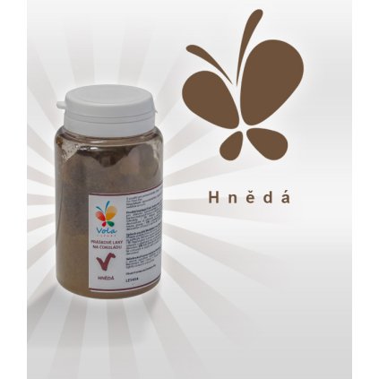3851 barva v prasku do tuku do cokolad hneda 25 g doza