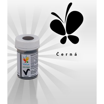 3881 barva v prasku do tuku do cokolad af cerna 3 g doza