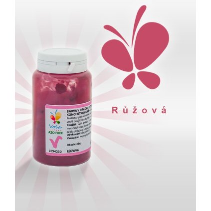111965 barva v prasku extra koncentrovana af ruzova e120 25 g kelimek