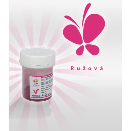 174803 barva v prasku extra koncentrovana af ruzova e120 5 g doza
